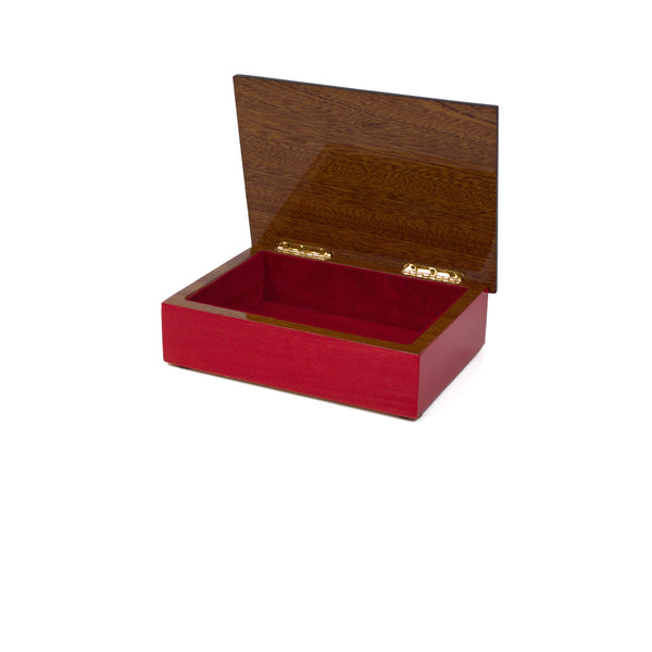 Ornamental red Rectangle Box