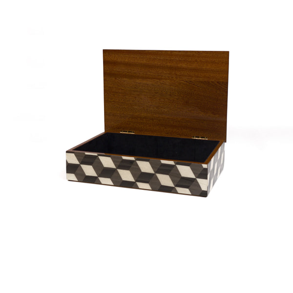 Cubes grey/white  Rectangle big box