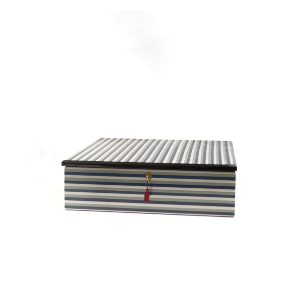 Stripes blu Rectangle big box