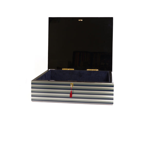 Stripes blu Rectangle big box