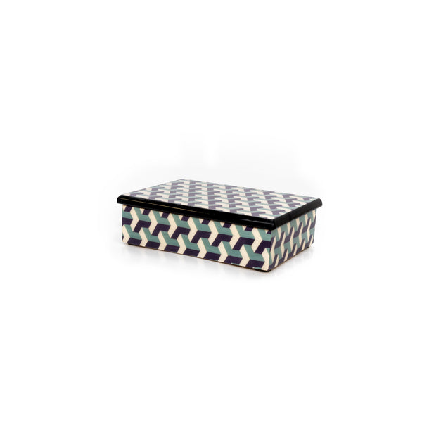 3d blue Rectangle Box