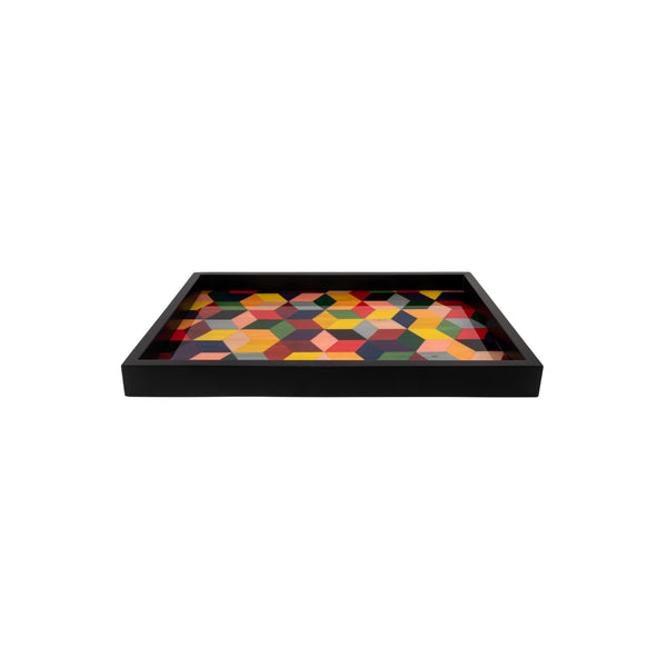 Rombo multicolors tray