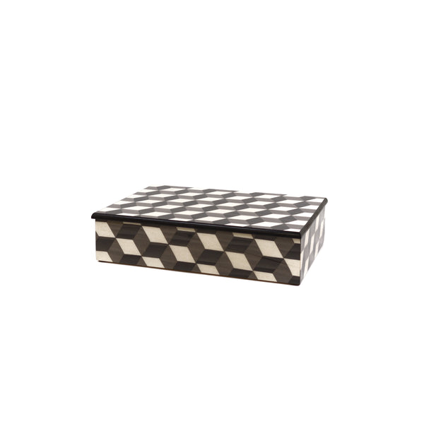 Cubes grey/white  Rectangle big box