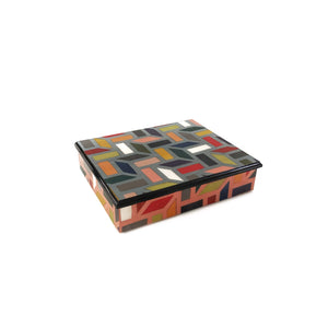 Multicolor "Griglia" Rectangle box