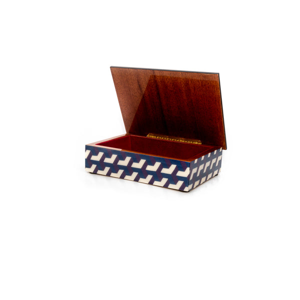 3D purple and blue Rectangle Box