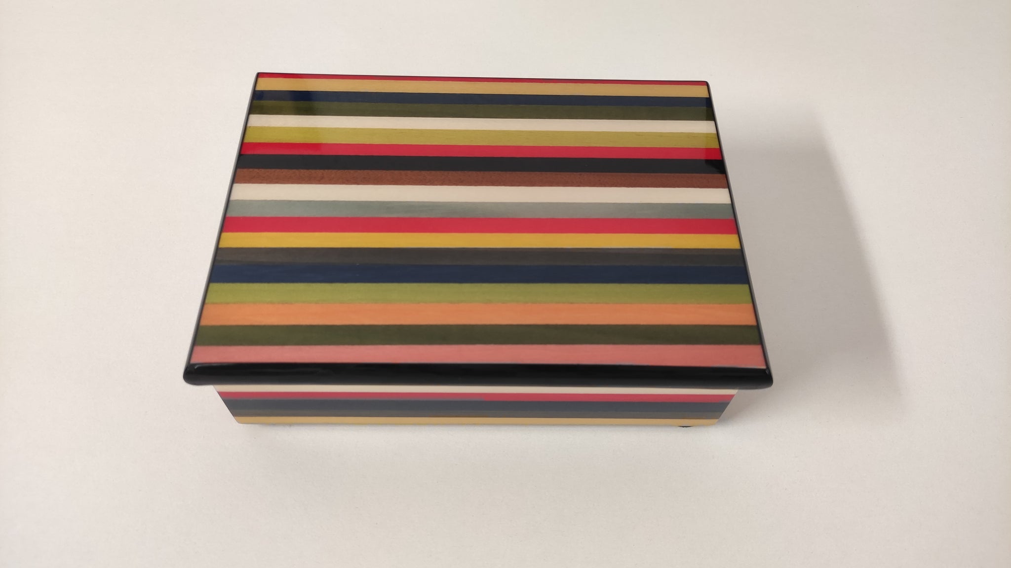 Stripes M/colors Rectangle Box