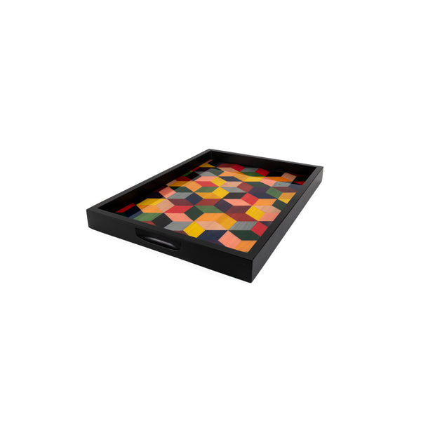 Rombo multicolors tray